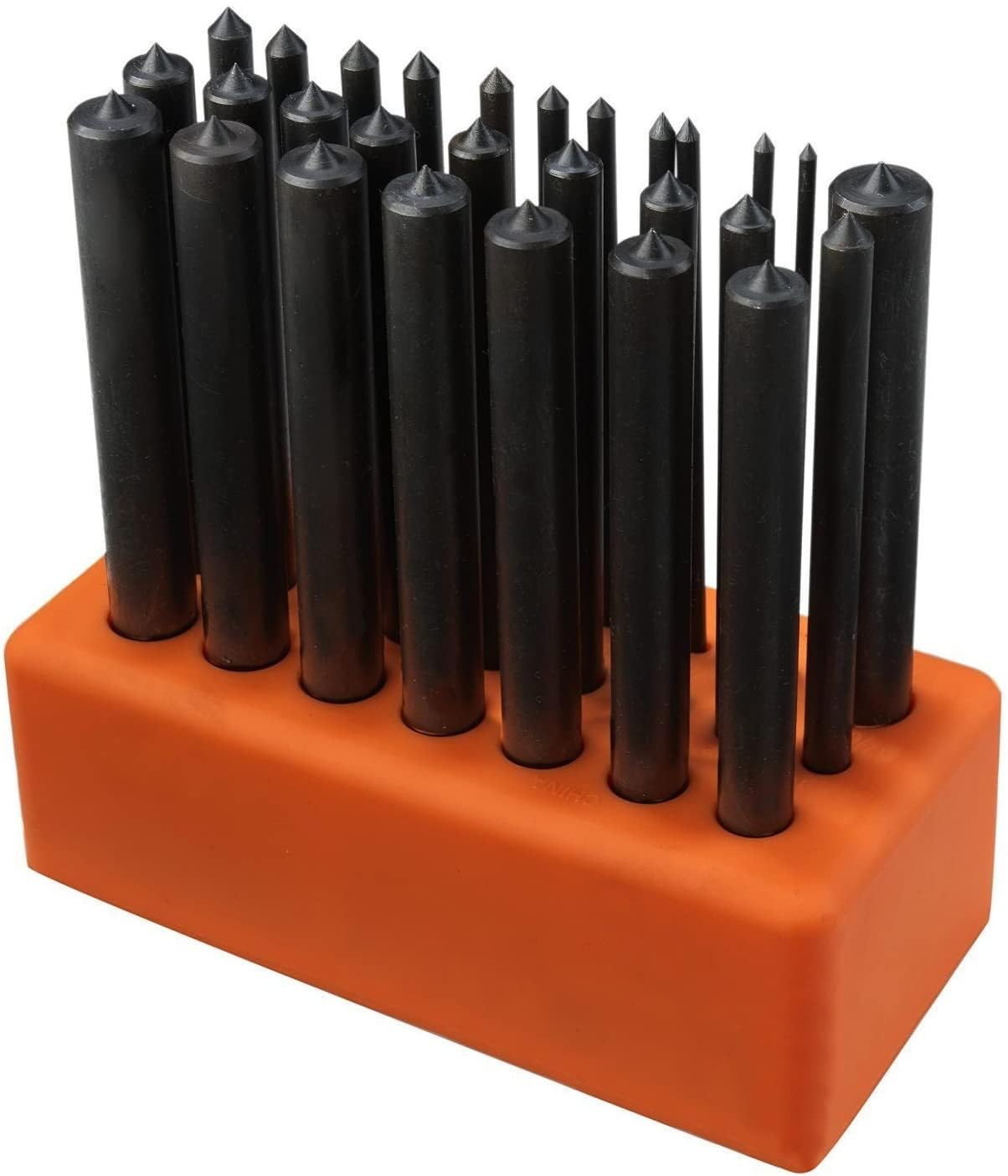 Photo 1 of NEIKO 02621A Transfer Punch Set with Premium Heat-Treated Alloy Steel Punches, Hole-Punch Set, Punch Sizes 3/32" to 1/2", 28-Piece Kit