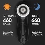 TOUCHBeauty Men's Facial Cleansing Brush Electric Face Wash w/ Stand 3 Heads 2 view 6