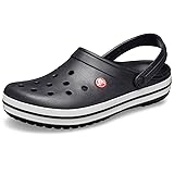 Crocs Men's and Women's Crocband Clog, Black, 6