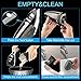WELIKERA 12V 100W Cordless Portable Handheld Vacuum Cleaner, Black, Plastic and Lightweight Metal Construction, Stainless Steel Filter, Indoor Use, 2 Power Levels, Hard Floor and Carpet
