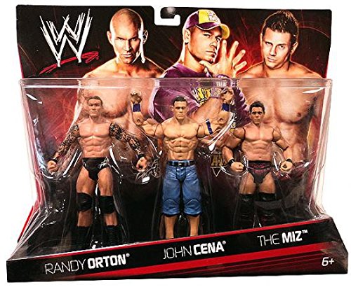 Mattel wwe wrestling exclusive action figure 3pack rand…