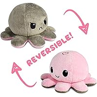 The Original Reversible Octopus Plushie | TeeTurtle’s Patented Design | Show your mood without saying a word!