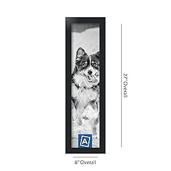 ArtToFrames 6x25 Inch Black Picture Frame, This