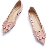 C.Paravano Women's Flats | Pointed Toe Ballet Shoes | Work Shoes for Women | Comfortable Flats