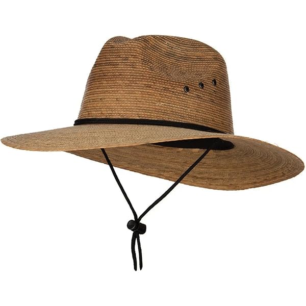 MWS Big Tesa Larga Naturale Foglia di Palma Paglia Cubano Gaucho Fedora