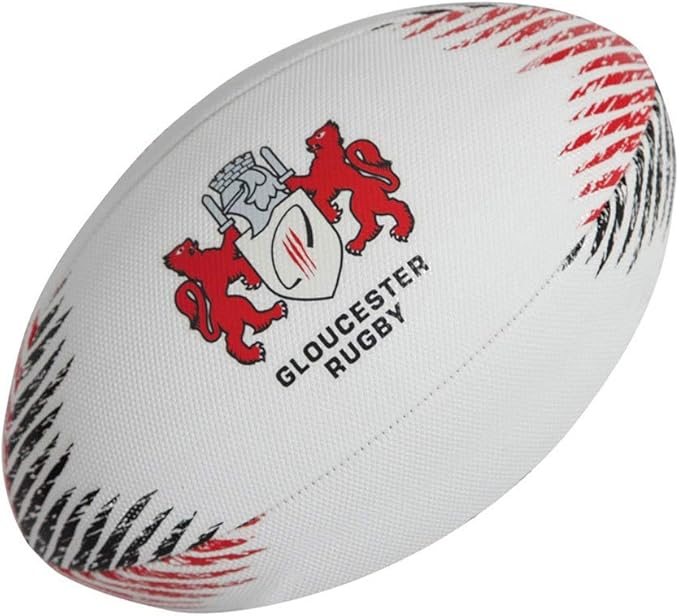 GILBERT Gloucester Replica Beach Rugby Ball Amazon.co.uk Sports