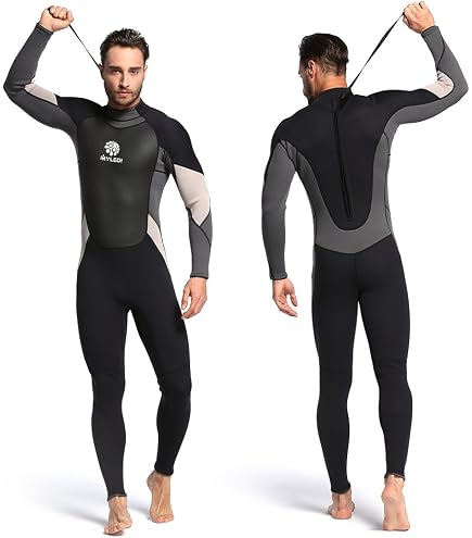 Traje De Neopreno Entero 3/5 Mm Para Hombre, Buceo, Surf, Natación Y Snorkel, Talla AU Traje De Neopreno Entero 3/5 Mm Para Hombre, Buceo, Surf, Natación Y Snorkel, Talla AU