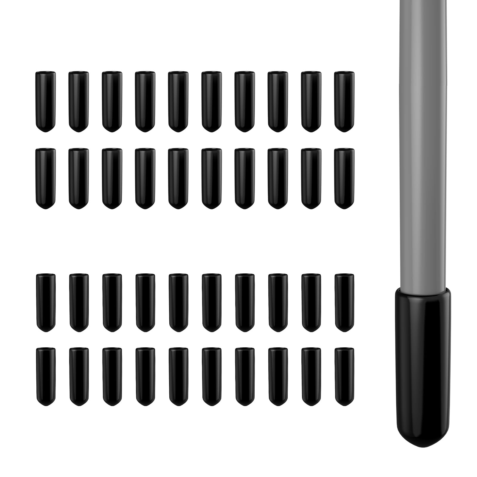 Photo 1 of Wiojtry Dog Playpen Stakes Floor Protectors, pet Fence Pole tip pad, Dog Game Fence Pole, Metal Pole pad for pet Fence are Suitable for Most pet Fence Poles to Avoid Scratching Your Home Floor