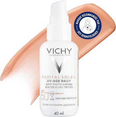 Capital Soleil Fluide Teinté SPF50+ Anti-Âge Peptides Niacinamide 40ml