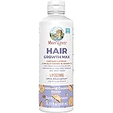 MaryRuth Organics Women's Hair Growth MAX Liposomal | with Lustriva® + Biotin 10000mcg + Pumpkin Seed Oil | Thicker Hair | Hair Care | Wrinkles, Fine Lines, Skin Care | Ages 18+ | 15.22 Fl Oz