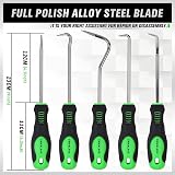 SWANLAKE 10Pcs Hook and Pick Set CR-V Steel Shafts Storage Pouch view 4