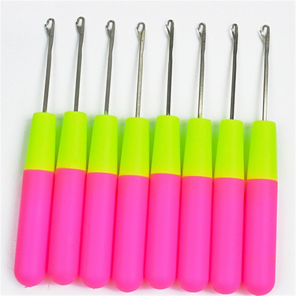 Yamalans Useful Plastic Handle Crochet Hook Yarn Knitting Needle Wool Handmade Craft Tool