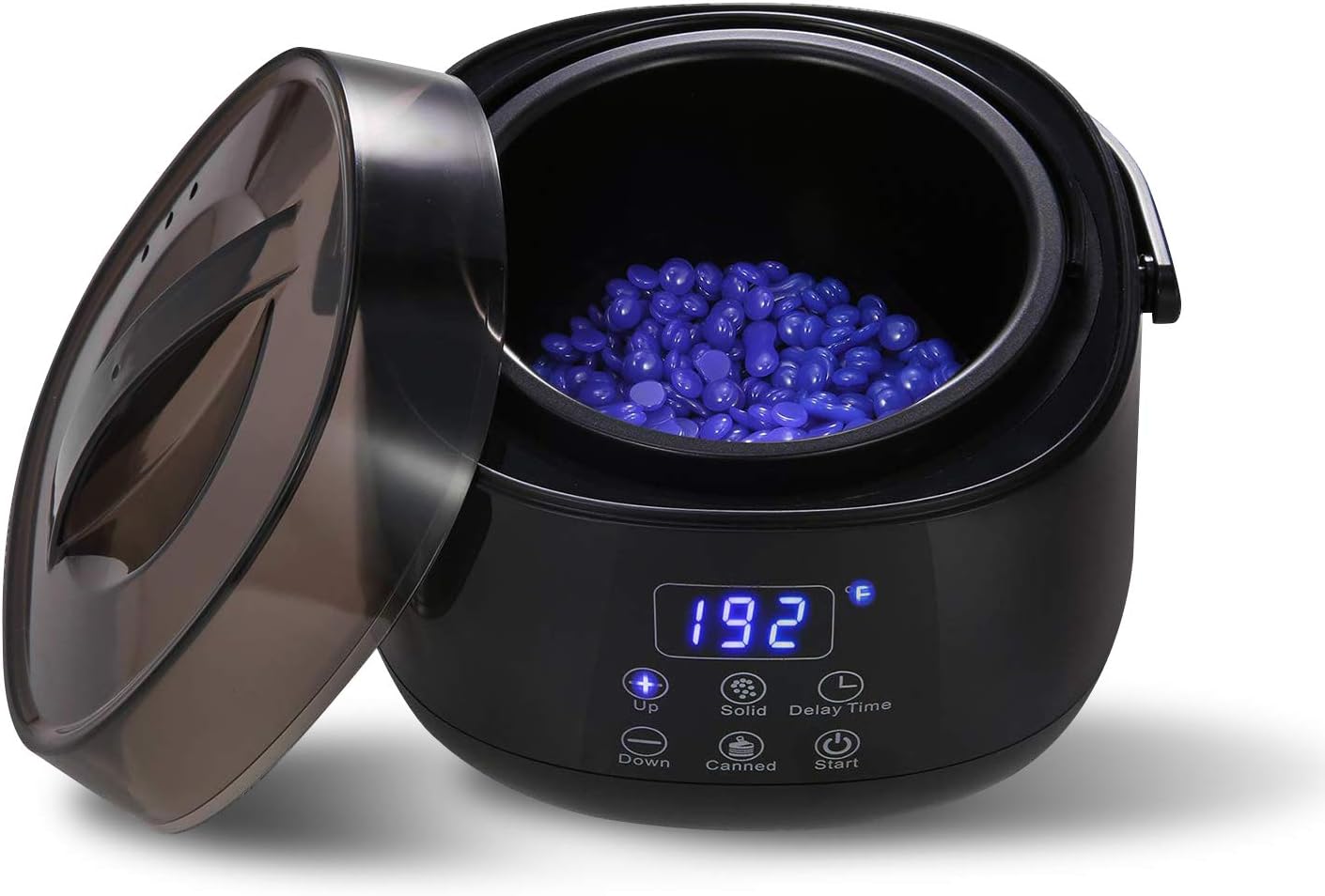 Electric Wax Pot Heater，Portable Touch Digital Wax Heater Hair Removal Kit for Facial &Bikini Area& Armpit, Body Waxing Spa or Self-waxing Spa in Home for Girls & Women & Men