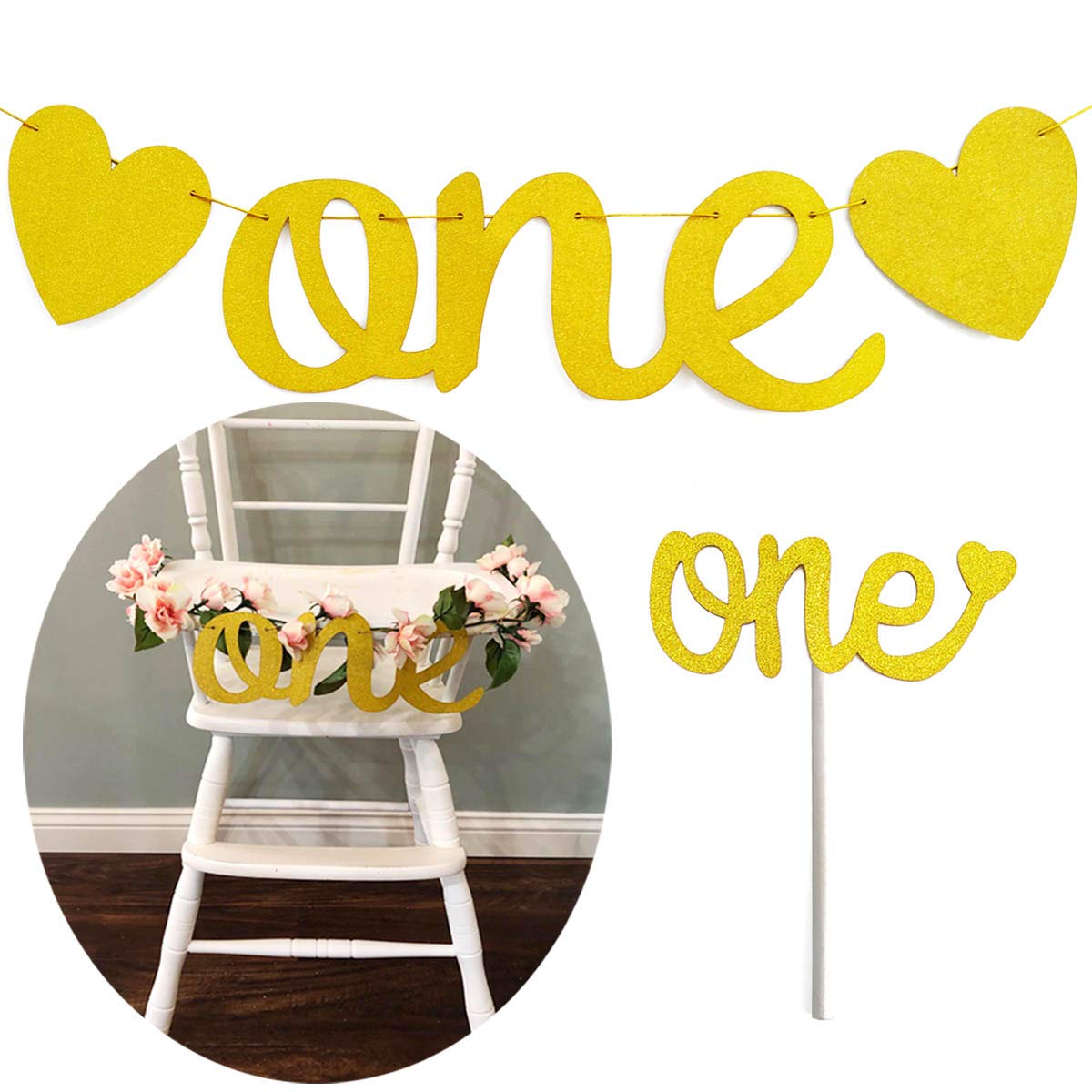 Best high chair garland for 1st birthday