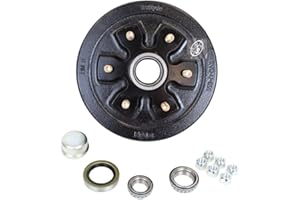 Southwest Wheel 6-hole, 5.5" Bolt Circle Brake Drum for 3,500 lb. Axles