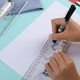 LIUJUNH 30cm Measuring Rolling Parallel Ruler Multi-Purpose Drawing Tool view 4