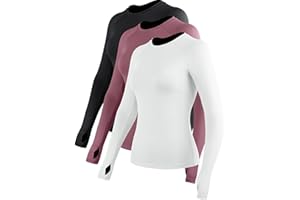 CADMUS Quick-Drying Running Long Sleeve Shirt for Women Workout Shirts