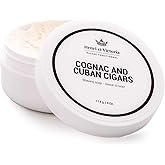 Henri et Victoria Traditional Shaving Soap For Men | Cognac and Cuban Cigars Fragrance | Smooth Shave, Lathers Up Nicely, Lon