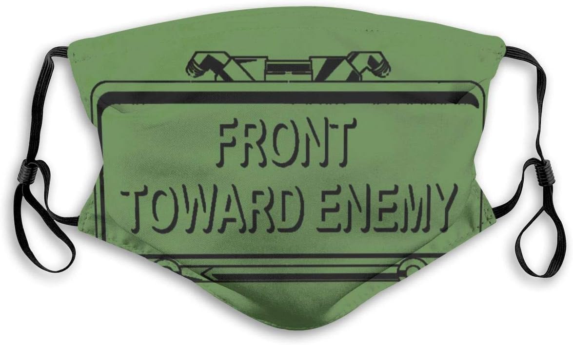 Ma-SKS Front Toward Enemy - Claymore Mine with Filter Reusable Outdoor Protective Anti-Dust Guard