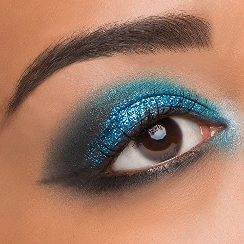 GLITTES COSMETICS Extra Fine Glitter Powder-Make Up Body Face Hair Lips & Nails-(Blue Paradise) - Thumbnail 5