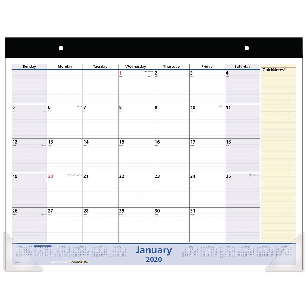 Best At A Glance Desk Calendar