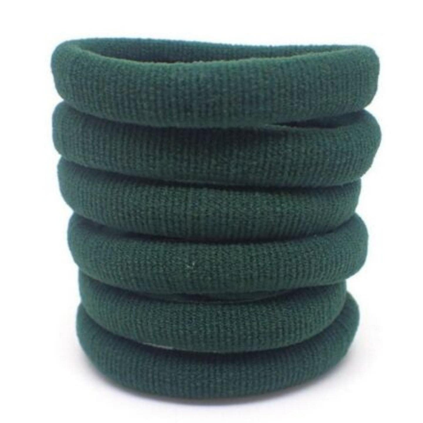 Topkids Accessories Thick Hair Bands for Women and Girls, Hair Bobbles Elastic HairBands Ponytail Holders Hair Ties Hair Elastics Hairbands Women (Bottle Green) — image 1