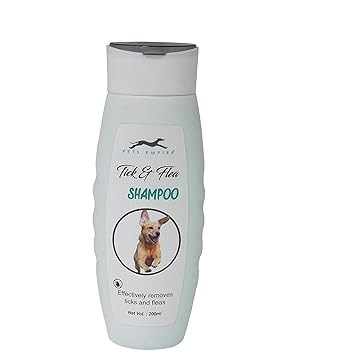 Pets Empire Dog and Cat Shampoo (Tick flea, 200 ML) and Scented Collar (Rose)