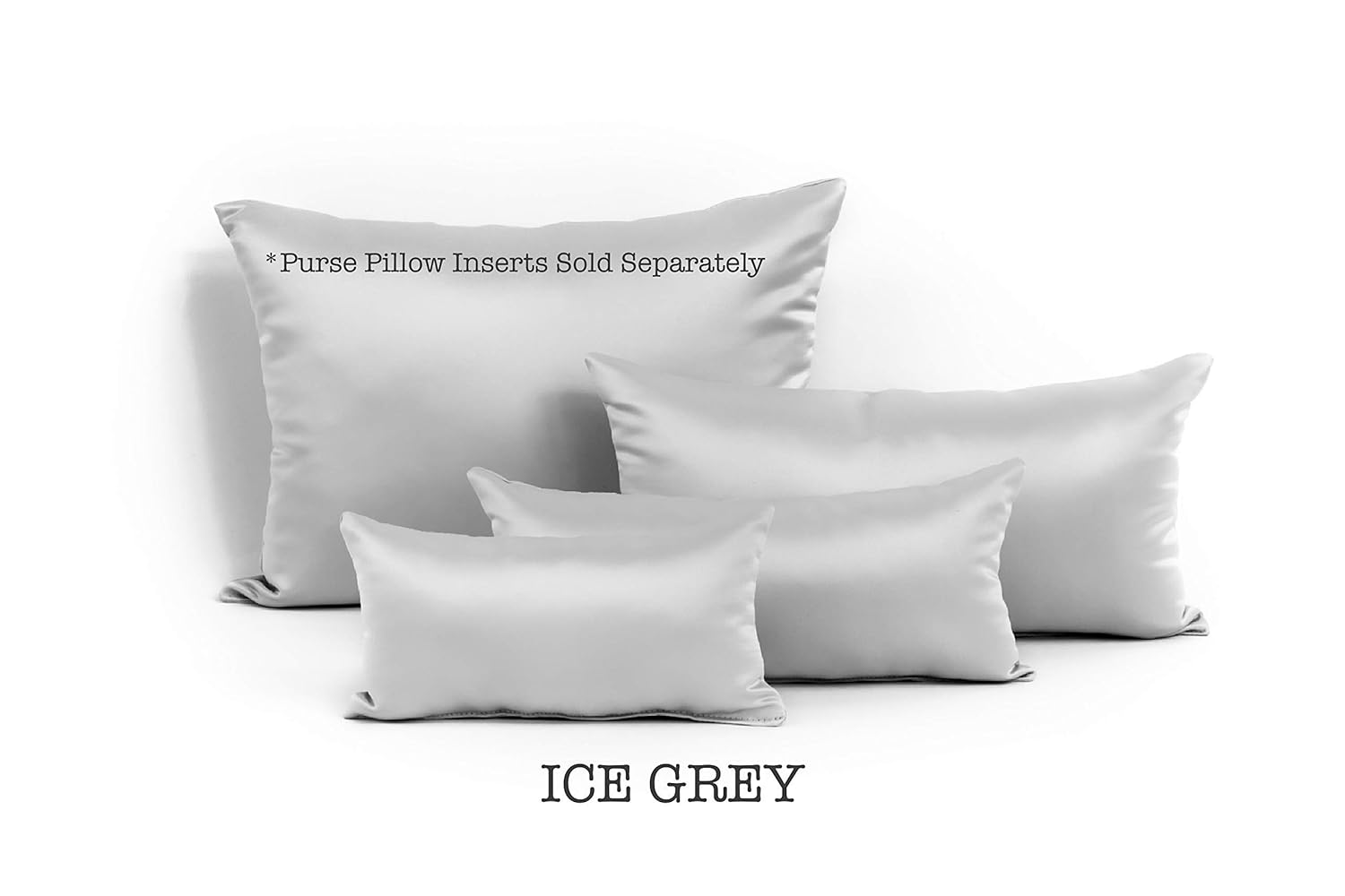 Amazon Com Ice Grey Purse Pillow Inserts Sold Separately Free