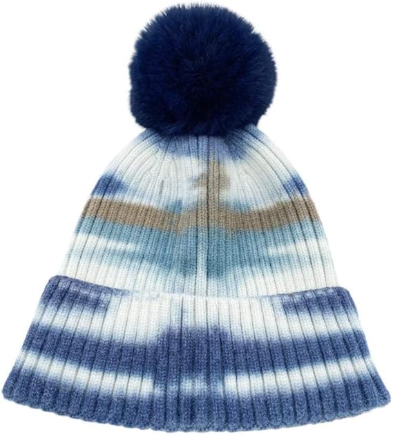 Amazon 女性の冬暖かいニット帽に乗る帽子 ニットキャップ 暖かい 秋冬用 秋冬レディースニット帽取り外し可能なポンポン帽子 アウトドアストリートウォーマーハット ネイビーブルーハット ネイビーボール ワンサイズ アウトドア 帽子 通販