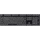 Keycaps Set for Mechanical Keyboard Gaming Keyboard Steampunk Keycaps 108 keys US Layout Keycaps Vintage Style Magicforce by Qisan