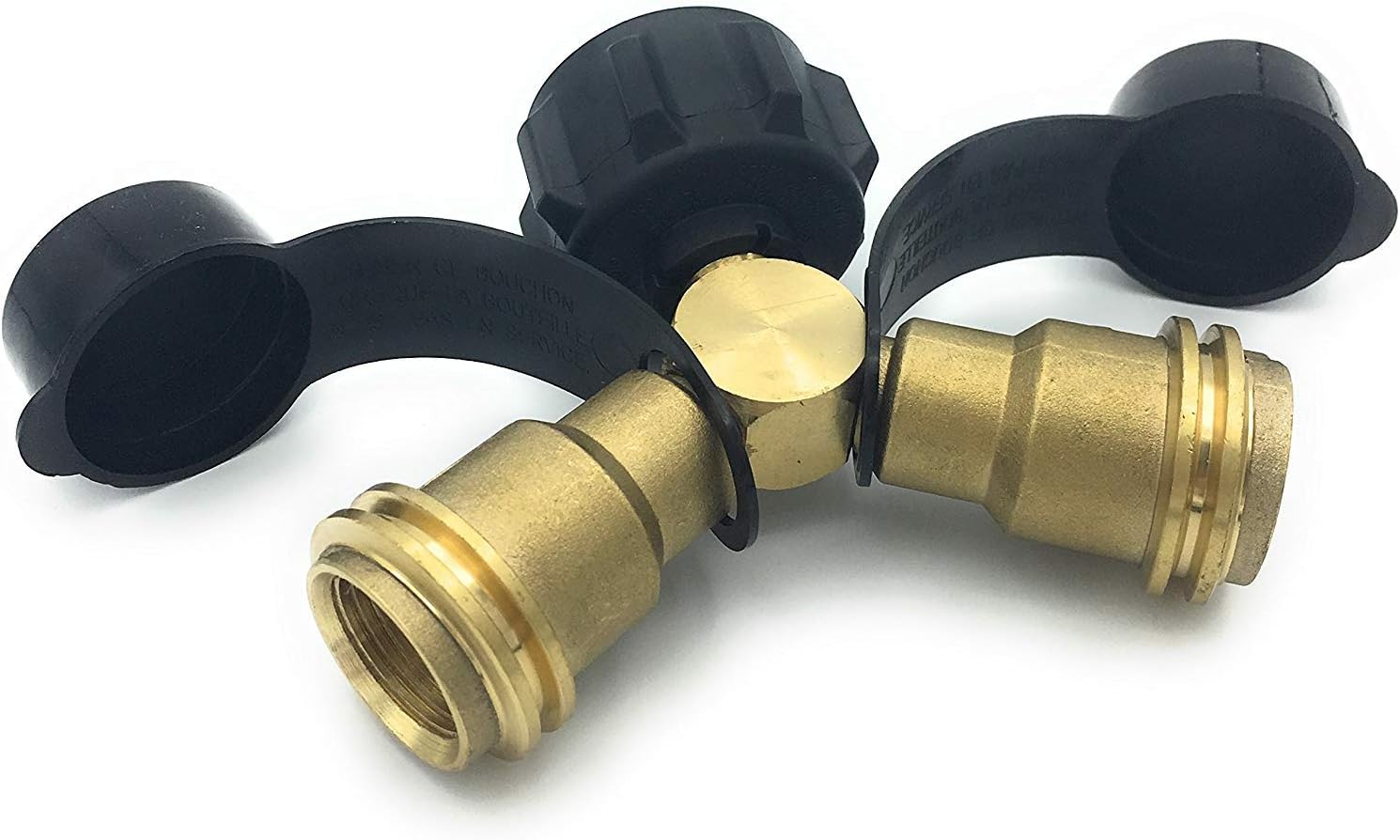 Review Propane Splitter with Check Valves, 2 Way Propane Tee Adapter