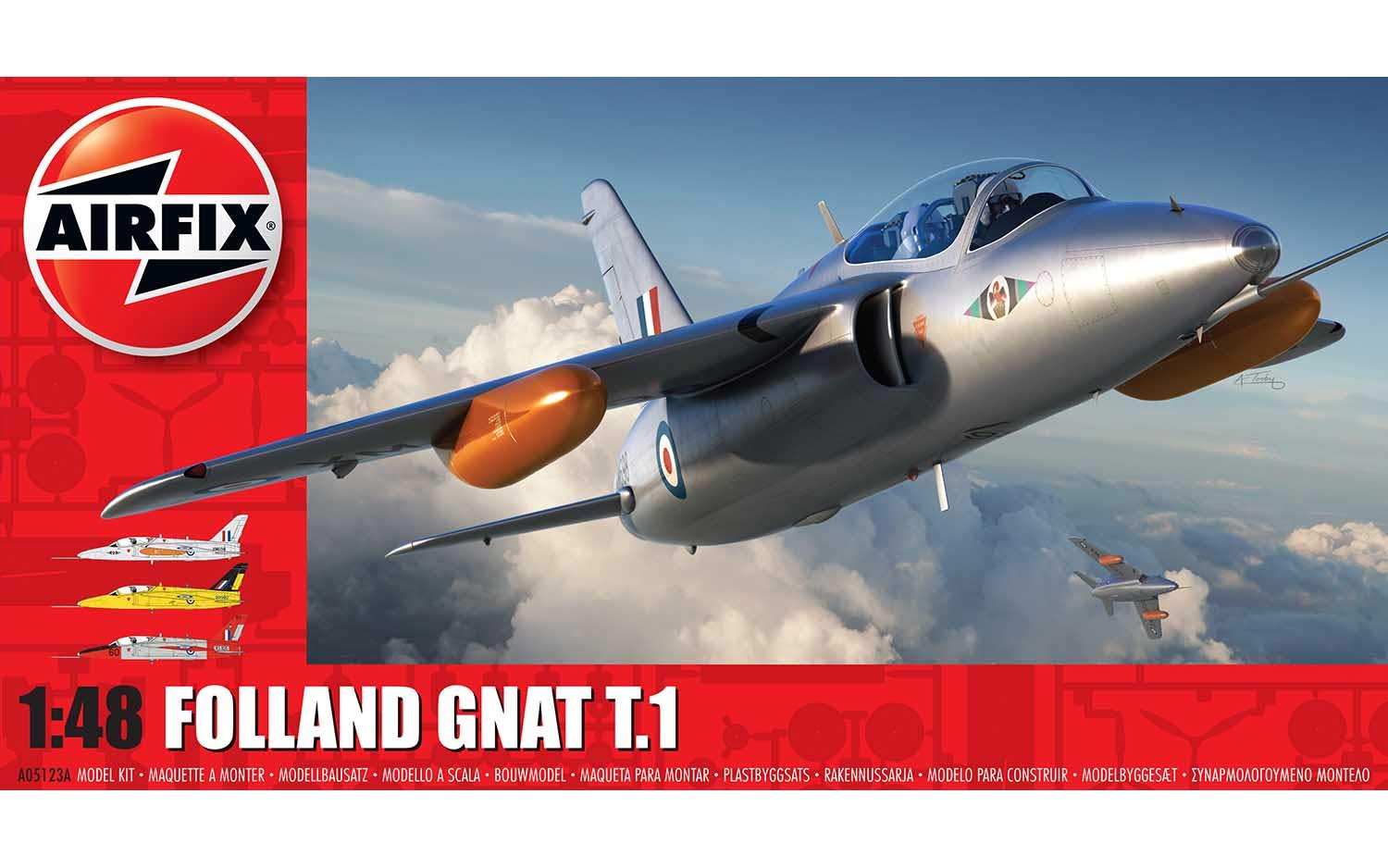 Airfix A05123A Folland Gnat T.1 Aircraft