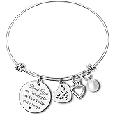 Dabihu Maid of Honor Bracelet Wedding Gifts for Bridesmaid Jewelry Thank You Gifts for Maid of Honor Sister Best Friend Jewelry Adjustable Bangle Wedding Gift for Maid of Honor from Bride