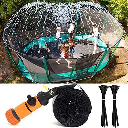 xiaocai Trampoline Sprinkler for Kids,Trampoline Backyard WaterPark