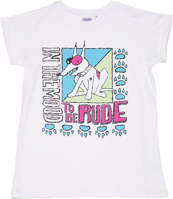 Womens Rude Dog And The Dweebs Rolled Sleeve Boyfriend T Shirt Amazon