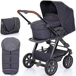 ABC Design Kinderwagen Tereno Air street 3 in 1 Set (inkl. Wickeltasche und Fußsack)