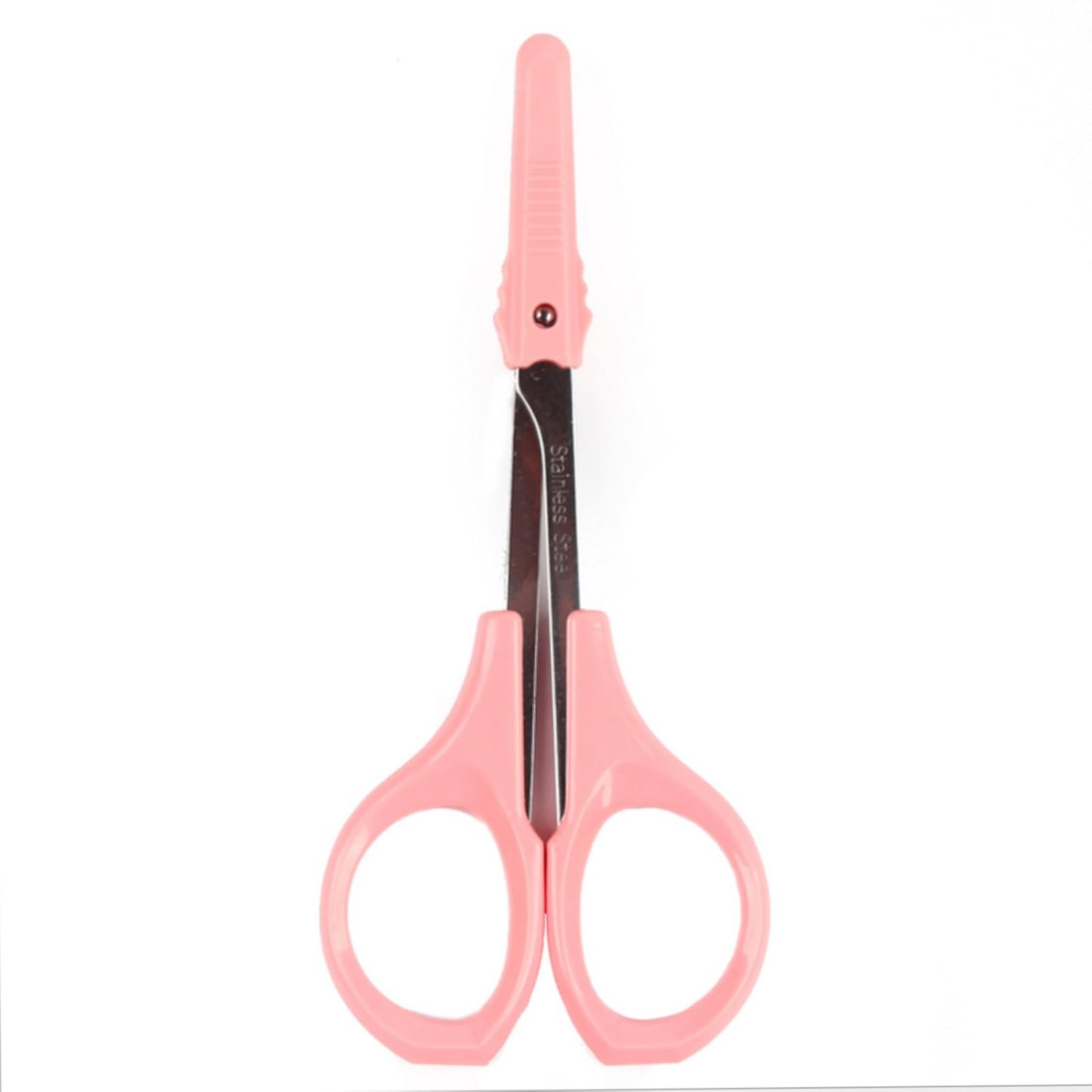 EMILYSTORES 4 Inches Curved Craft Scissors For Eyebrow Eyelash Extensions Stainless Steel 1PC: Beauty