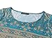 Veranee Women's Plus Size Swing Tunic Top Short Sleeve Floral Flare T-Shirt (XXX-Large, 56-4)