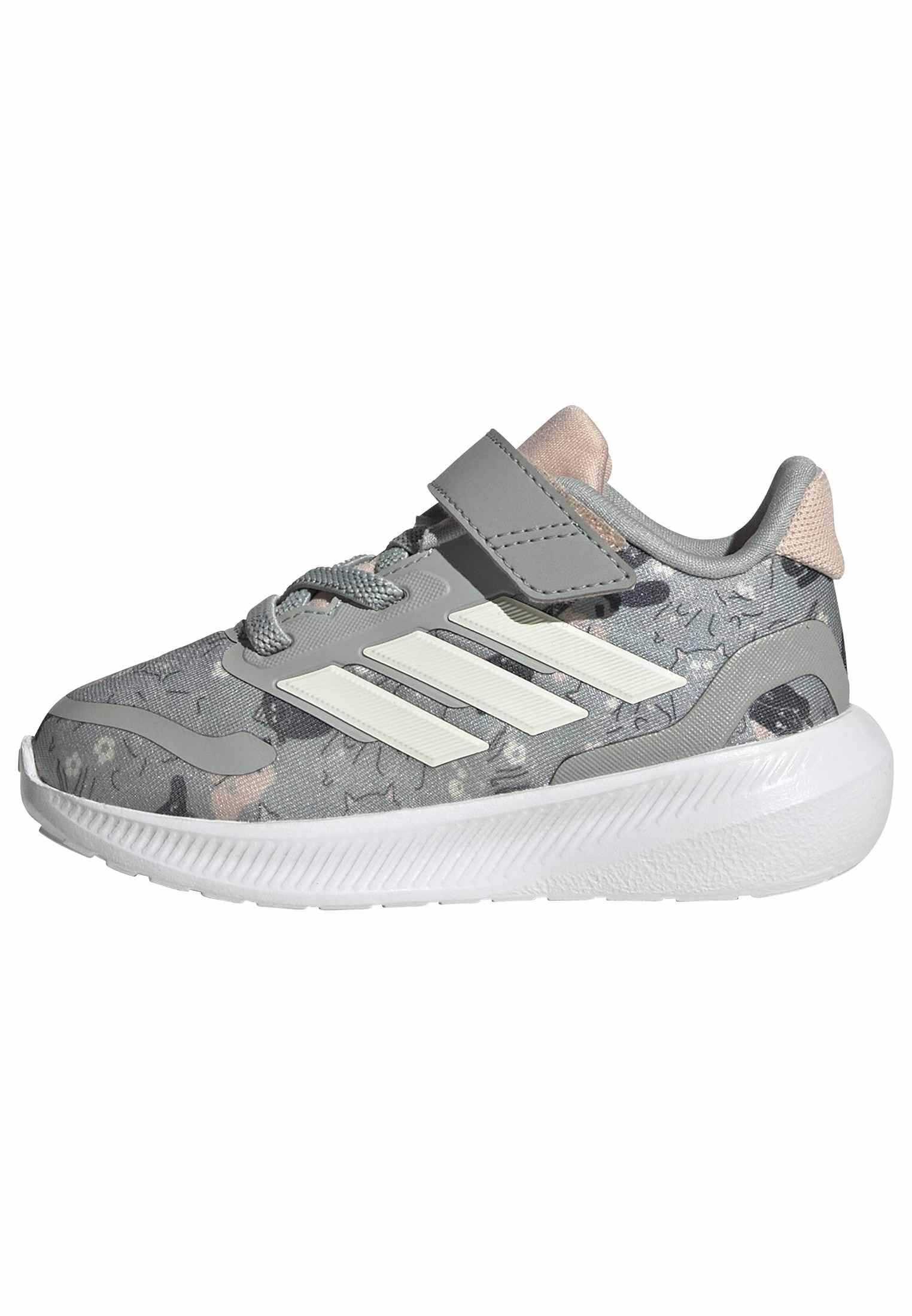 adidas Unisex-Baby Run Falcon 5, Wonder Sage/Off White/Blush Pink, 9 Image
