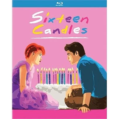 Sixteen Candles Blu Ray Pop Art Edition - Molly Ringwald and Anthony Michael Hall
