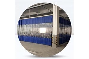 Waterproof Transparent Tarp, car wash Water Curtain, Garage Partition Curtain, Blind Design, Used for Porches, car Washes, Wa