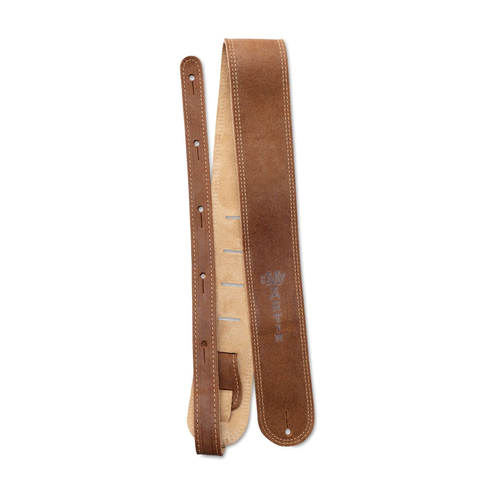 Martin Ball Leather/Suede Guitar Strap - Distressed
