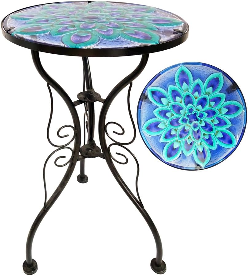 Best outdoor end table mosaic