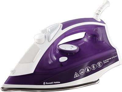 Russell Hobbs Supreme Steam Iron 2400W, 300ml, Vertical Steam Function