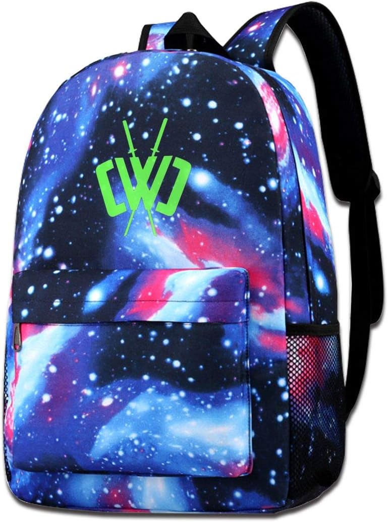 CWC Chad Wild Clay Starry Sky Backpack Large Capacity Fashion School Travel Bags Laptop Shoulder Bag Daypack for Men Women