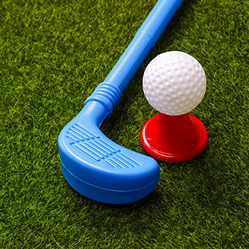 image for LIOOBO 1 Set Toddler Golf Club Suit Plastic Golf Toy Set Golf Ball Kit
