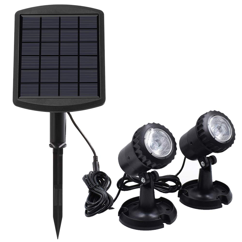 Amazon Com Led Pool Lights Waterproof Solar Powered Garden Pond