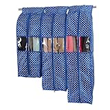 TSING 3 Size Storage Bags 420 Nylon Oxford Fabric Garment Covers-Blue