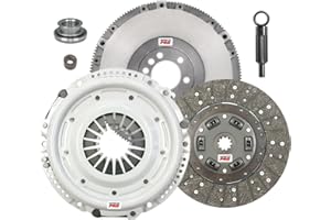 ClutchMaxPRO Heavy Duty 10.4" OEM Clutch Kit with Flywheel Compatible with 1964-1981 Chevy Blazer C10 C20 G10 G20 K10 K20 Camaro Chevelle GMC C15 C25 G15 Pontiac Firebird GTO (CP04021HD-FW167938-CK)