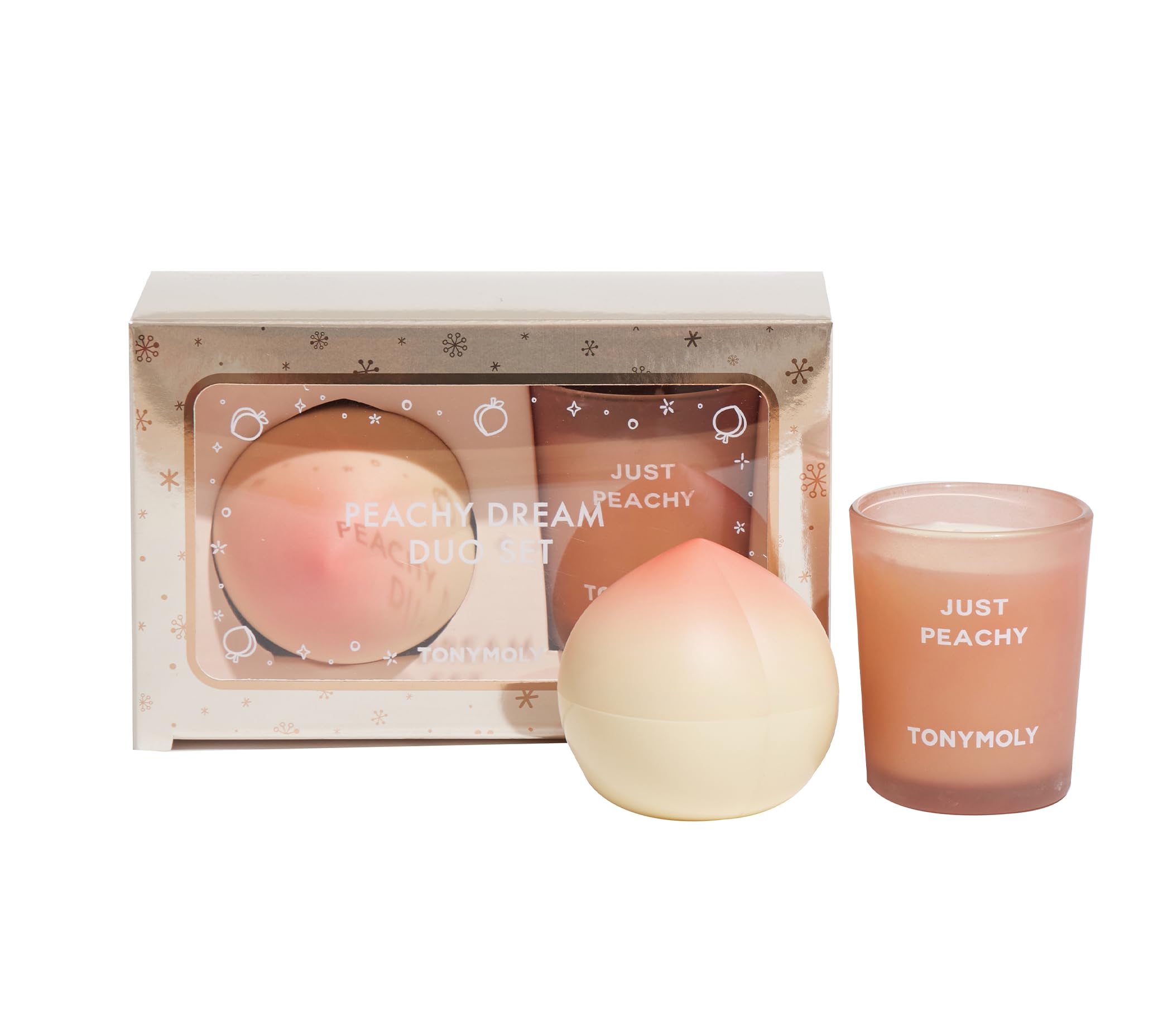 Tonymoly Dimishes dry skin! Peachy Dream Duo Set